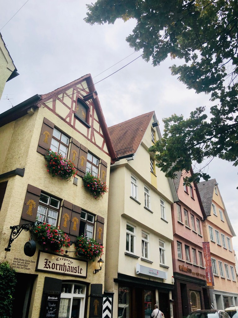 old town center ulm near ulm mintser, Ulmer muenster, ulm, baden wuertemmberg