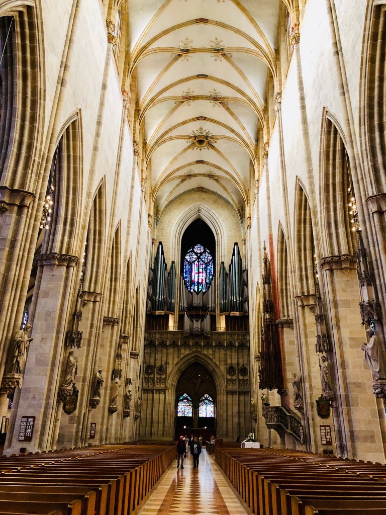central aisle ulm mintser, Ulmer muenster, ulm, baden wuertemmberg